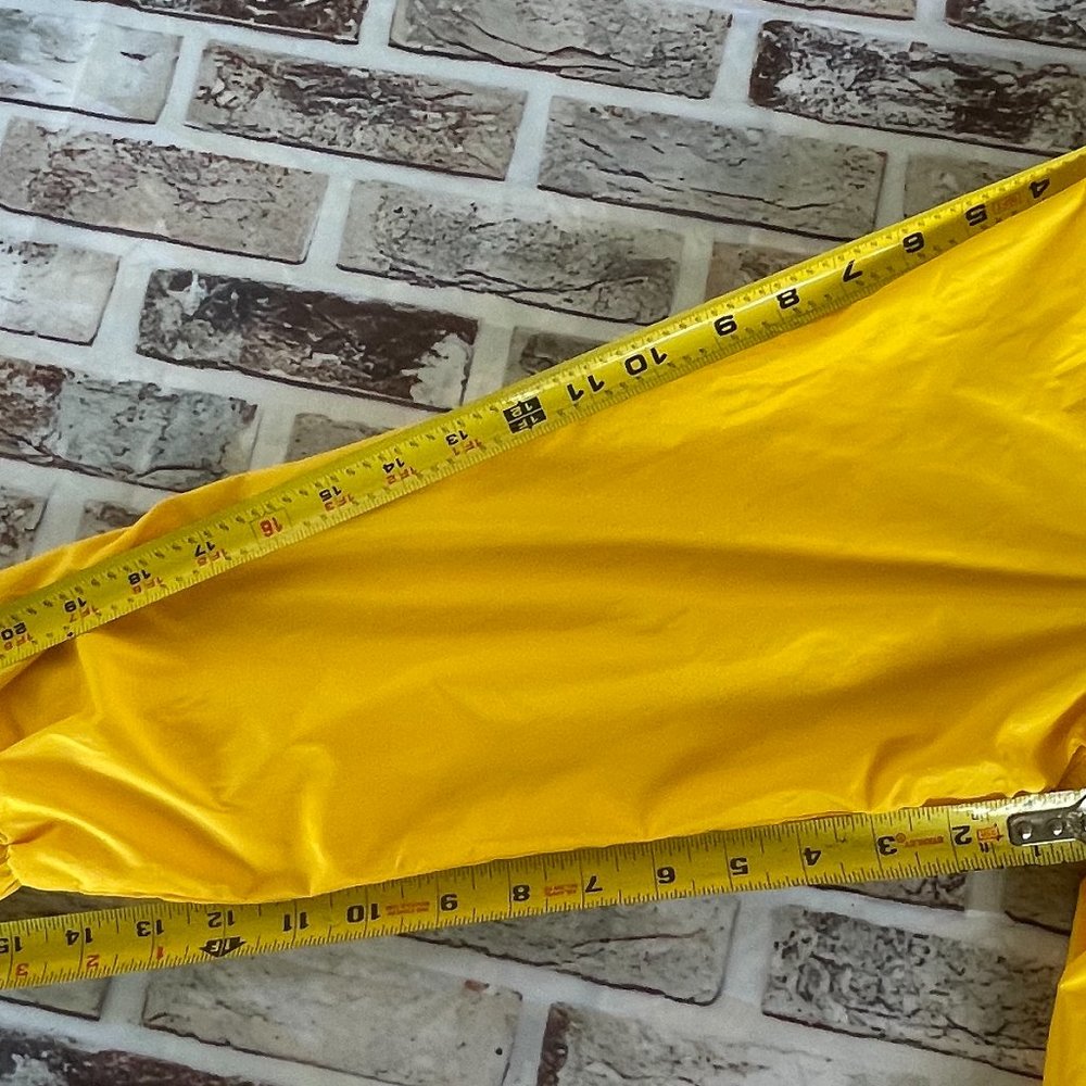 Vintage Yellow Lauren Ralph Lauren Windbreaker Jacket Size Medium - Picture 6 of 6
